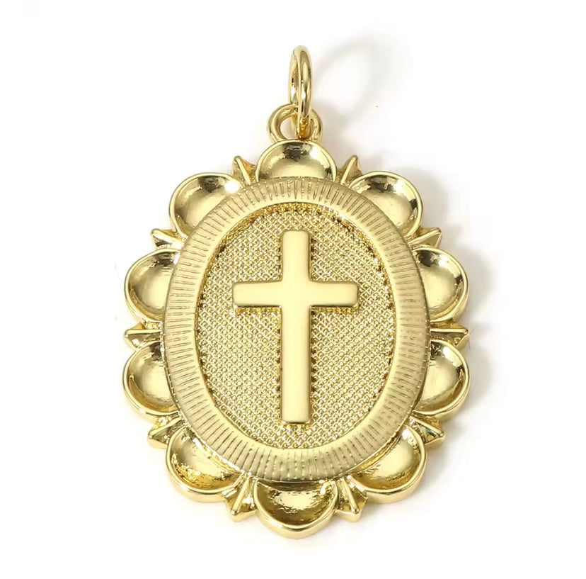 Charms croix "Nicoles"