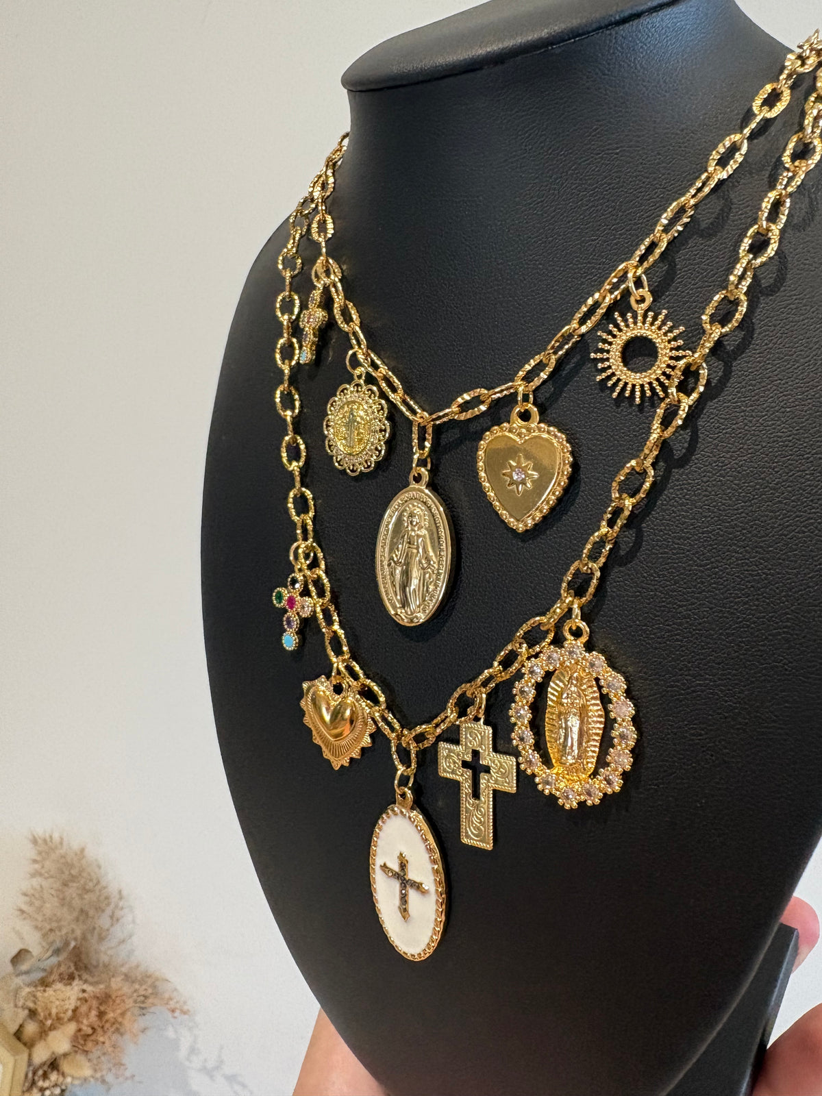 Collier « médaille miraculeuse Marie » 💖