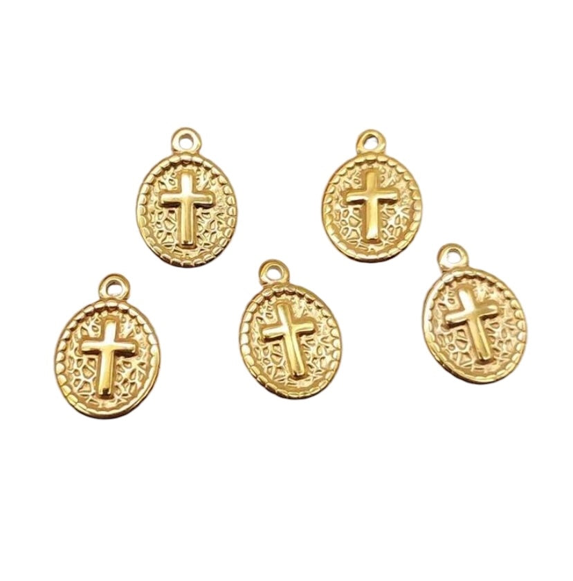 Mini croix doré "Odette"