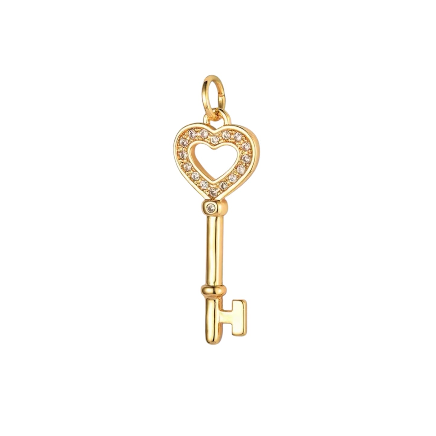 Charms clef coeur « Kiara »