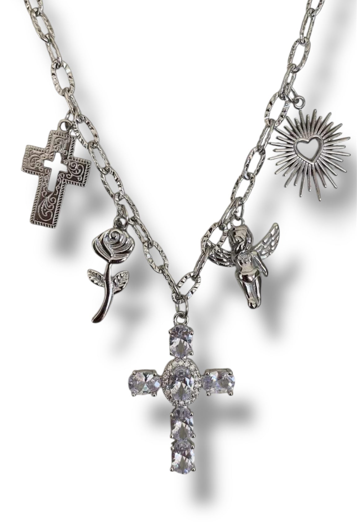 Collier argenté « Anaïs » 🩶