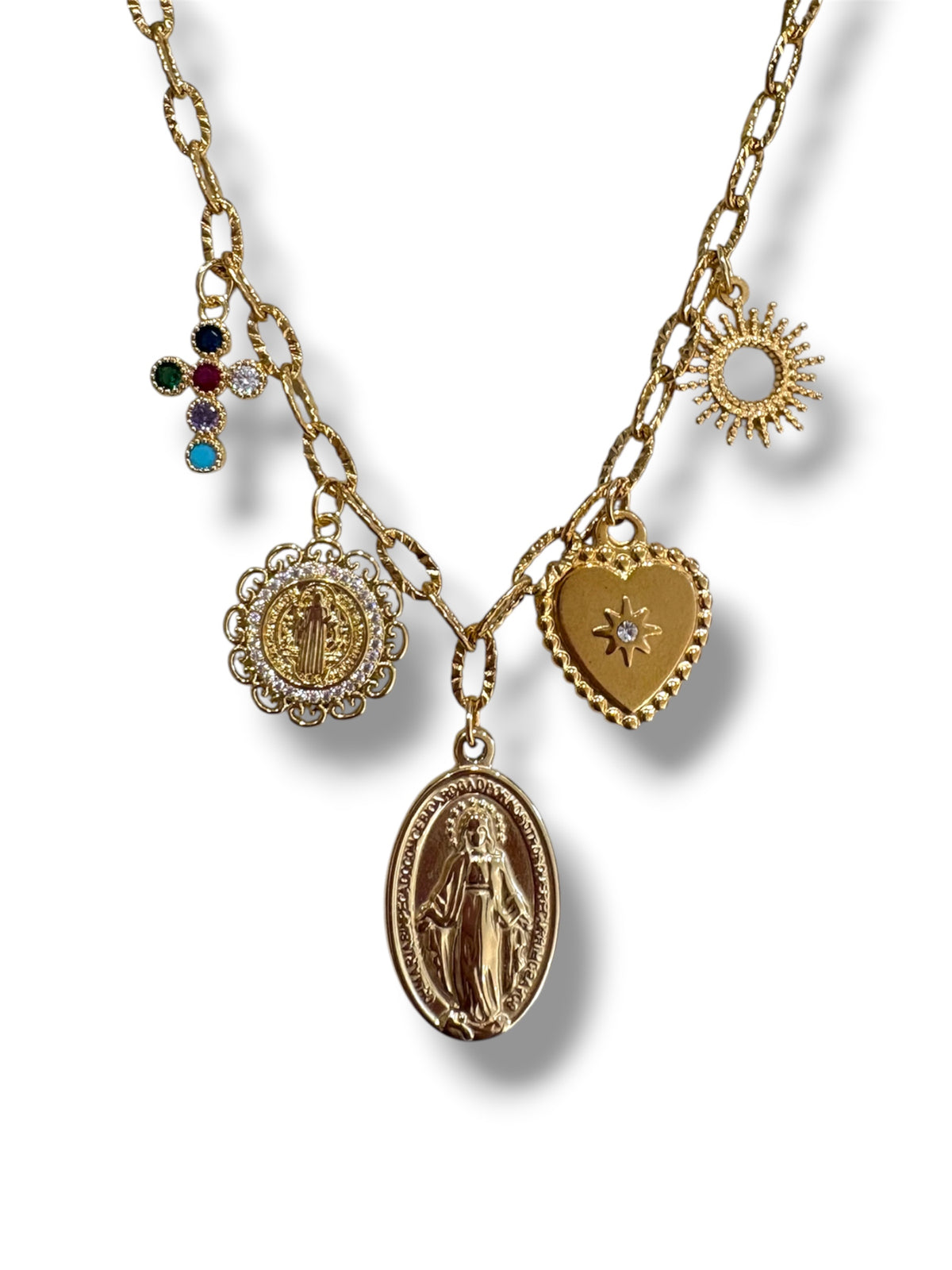 Collier « médaille miraculeuse Marie » 💖
